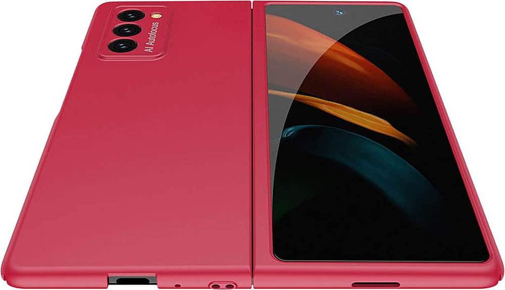 Alt View 13. SaharaCase - Classic Series Carrying Case for Samsung Galaxy Z Fold2 5G - Red.