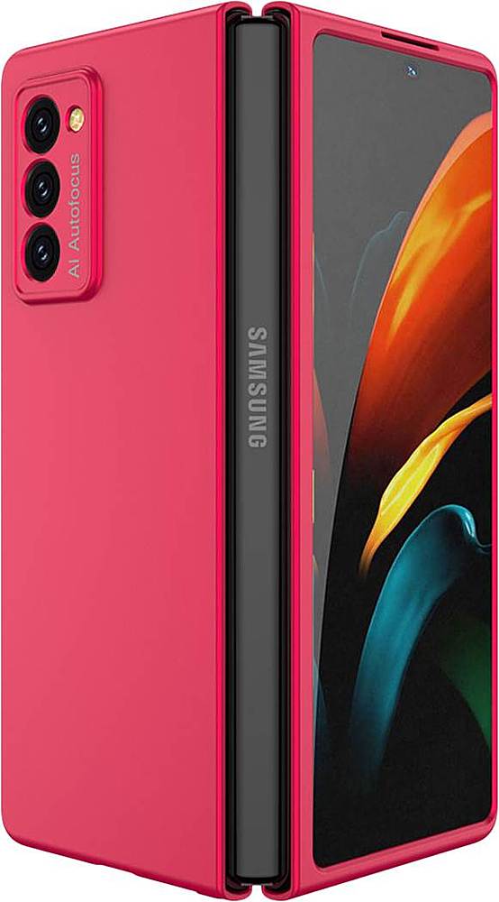 Alt View 1. SaharaCase - Classic Series Carrying Case for Samsung Galaxy Z Fold2 5G - Red.