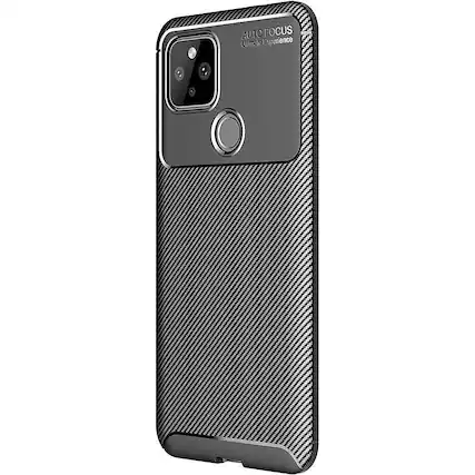 Front. SaharaCase - Prestige Series Carrying Case for Google Pixel 4a 5G - Black.