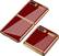 Alt View Zoom 11. SaharaCase - Luxury Carrying Case for Samsung Galaxy Z Flip and Z Flip 5G - Red/Gold.
