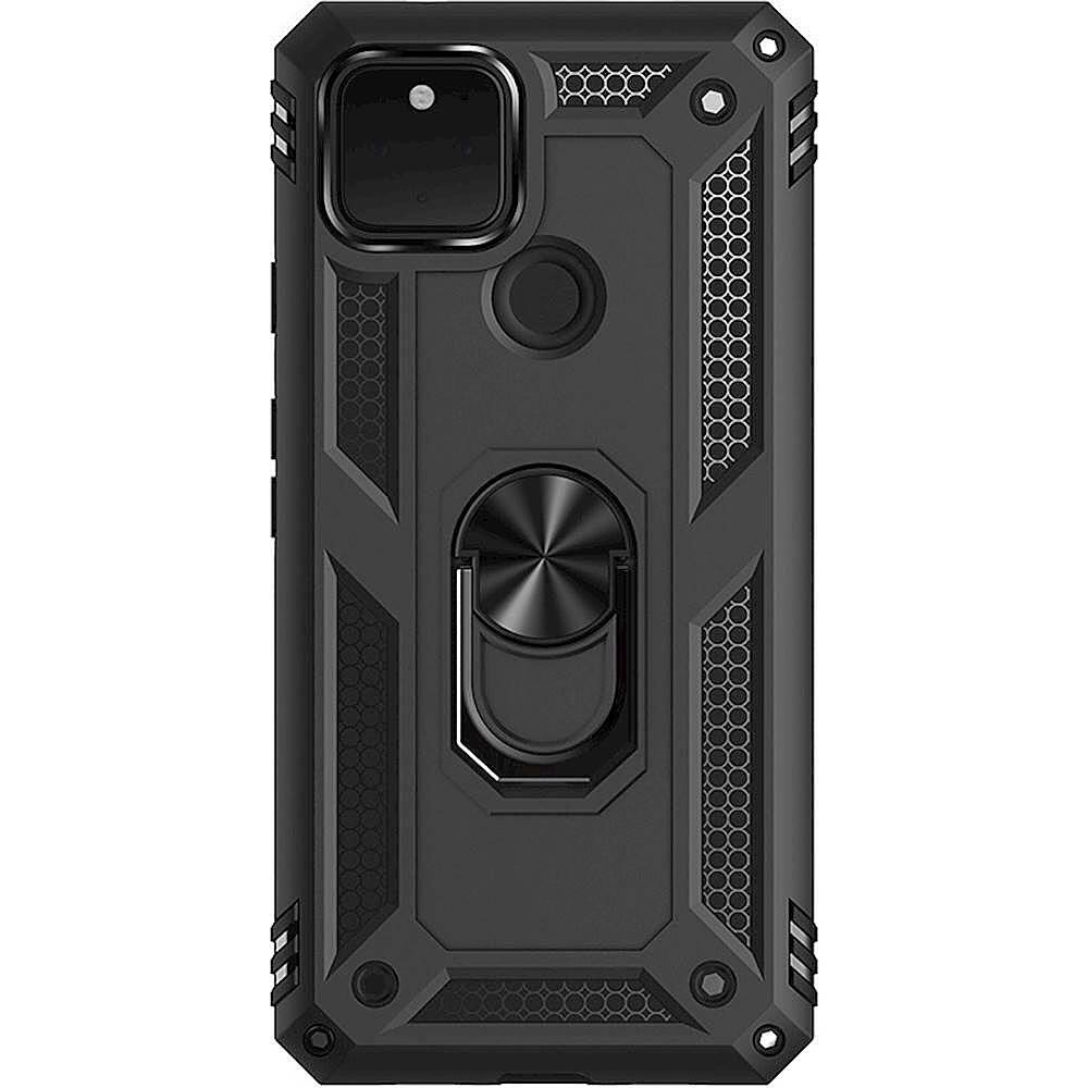 Alt View 1. SaharaCase - Military Kickstand Series Carrying Case for Google Pixel 4a 5G - Black.