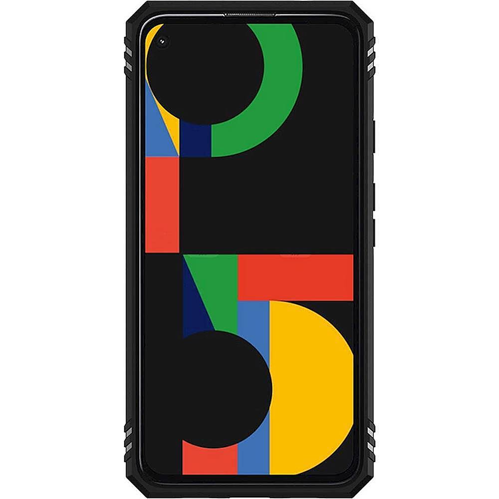 Alt View 2. SaharaCase - Military Kickstand Series Carrying Case for Google Pixel 4a 5G - Black.