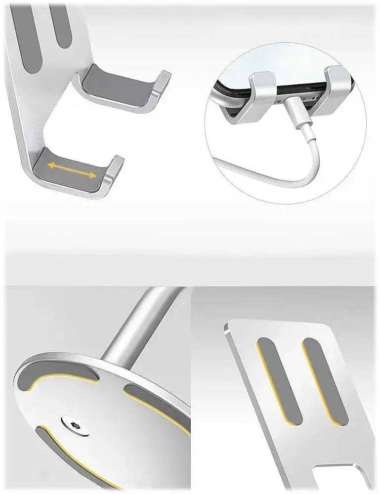 Alt View 16. SaharaCase - Mount for Most Cell Phones and Tablets - Silver.