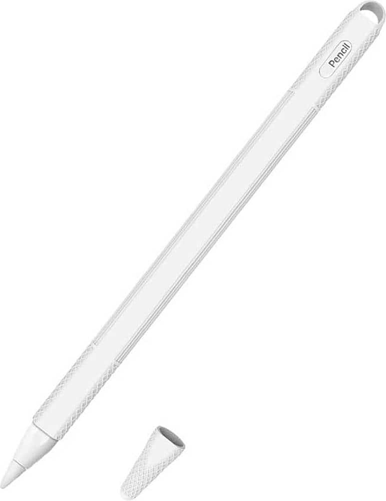 Alt View 11. SaharaCase - Silicone Grip Case for Apple Pencil (2nd Generation 2018) - White.