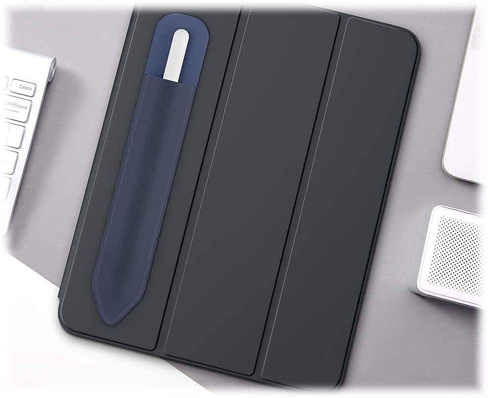 Alt View 17. SaharaCase - Adhesive Pouch Case for Apple Pencil and Samsung Stylus Pen - Blue.