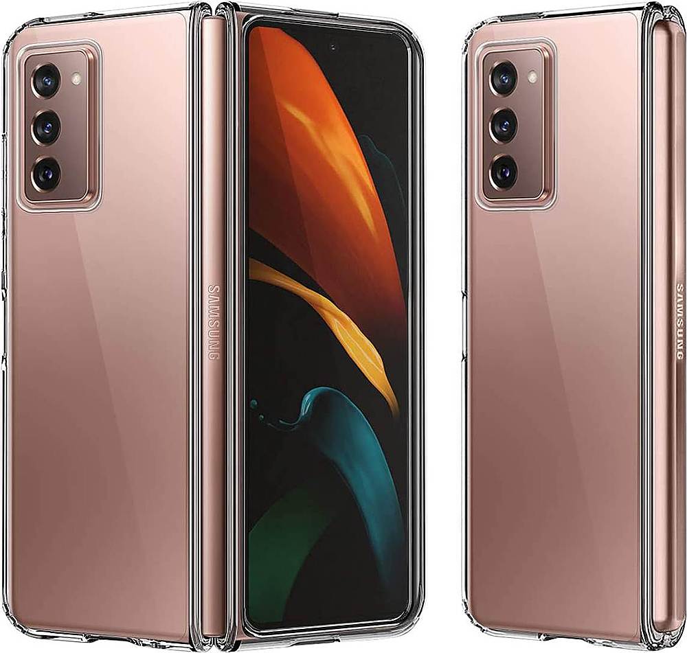 Alt View 11. SaharaCase - Hard Shell Series Case for Samsung Galaxy Z Fold2 5G - Clear.