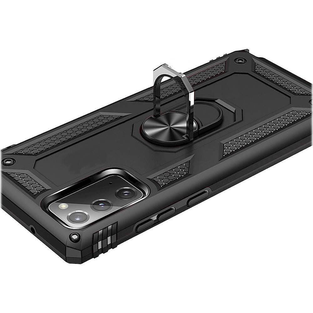 Alt View 14. SaharaCase - Military Kickstand Series Carrying Case for Samsung Galaxy Note20 - Black.