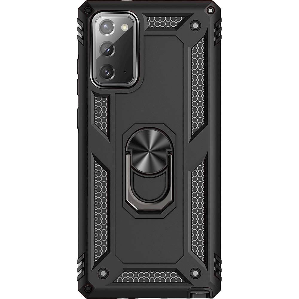 Alt View 1. SaharaCase - Military Kickstand Series Carrying Case for Samsung Galaxy Note20 - Black.
