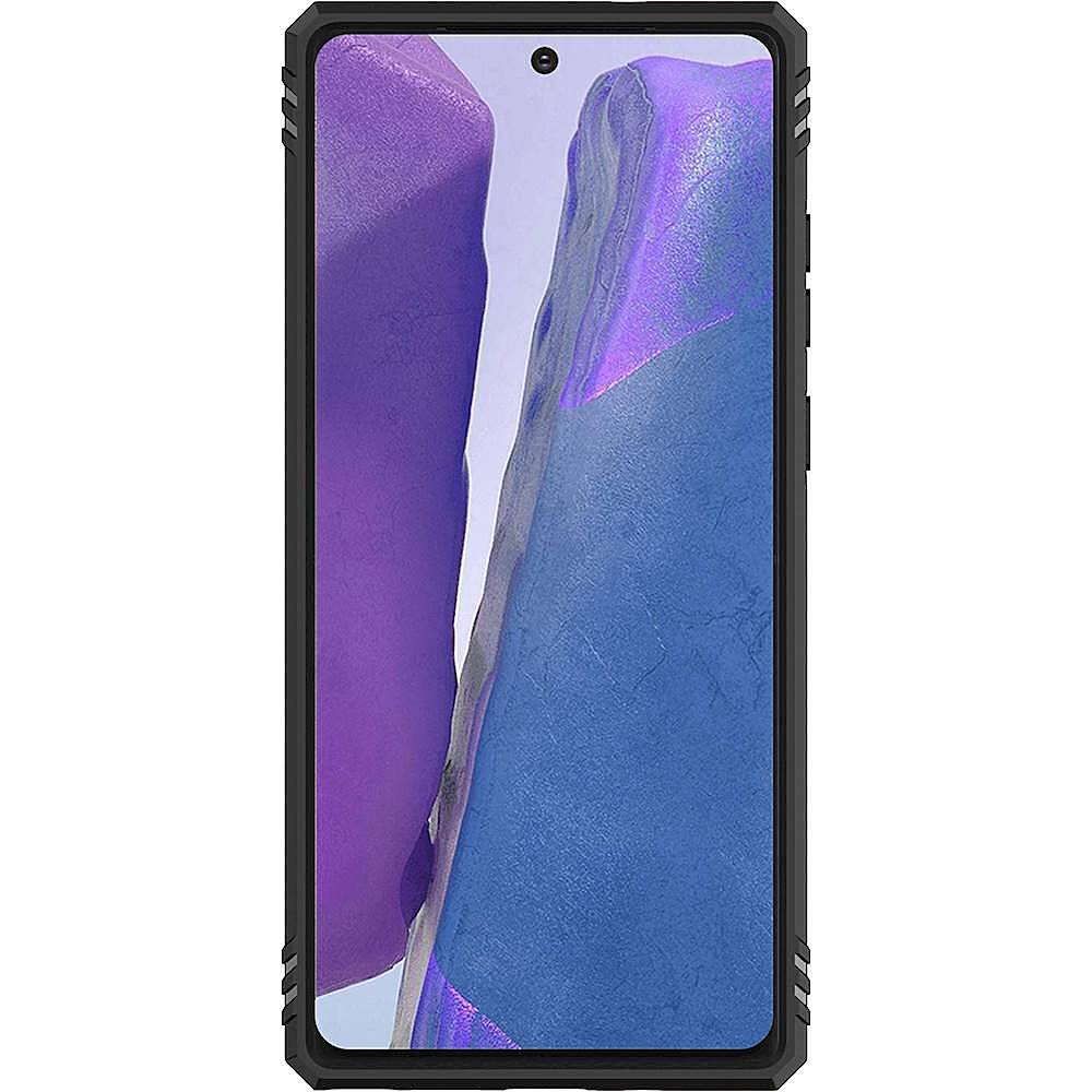 Alt View 2. SaharaCase - Military Kickstand Series Carrying Case for Samsung Galaxy Note20 - Black.