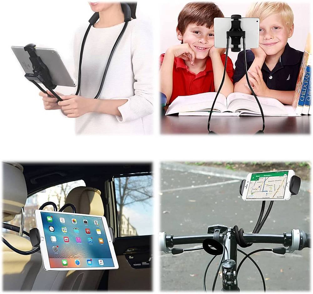 Alt View 15. SaharaCase - Gooseneck Flexible Holder for Most Cell Phones and Tablets - Black.