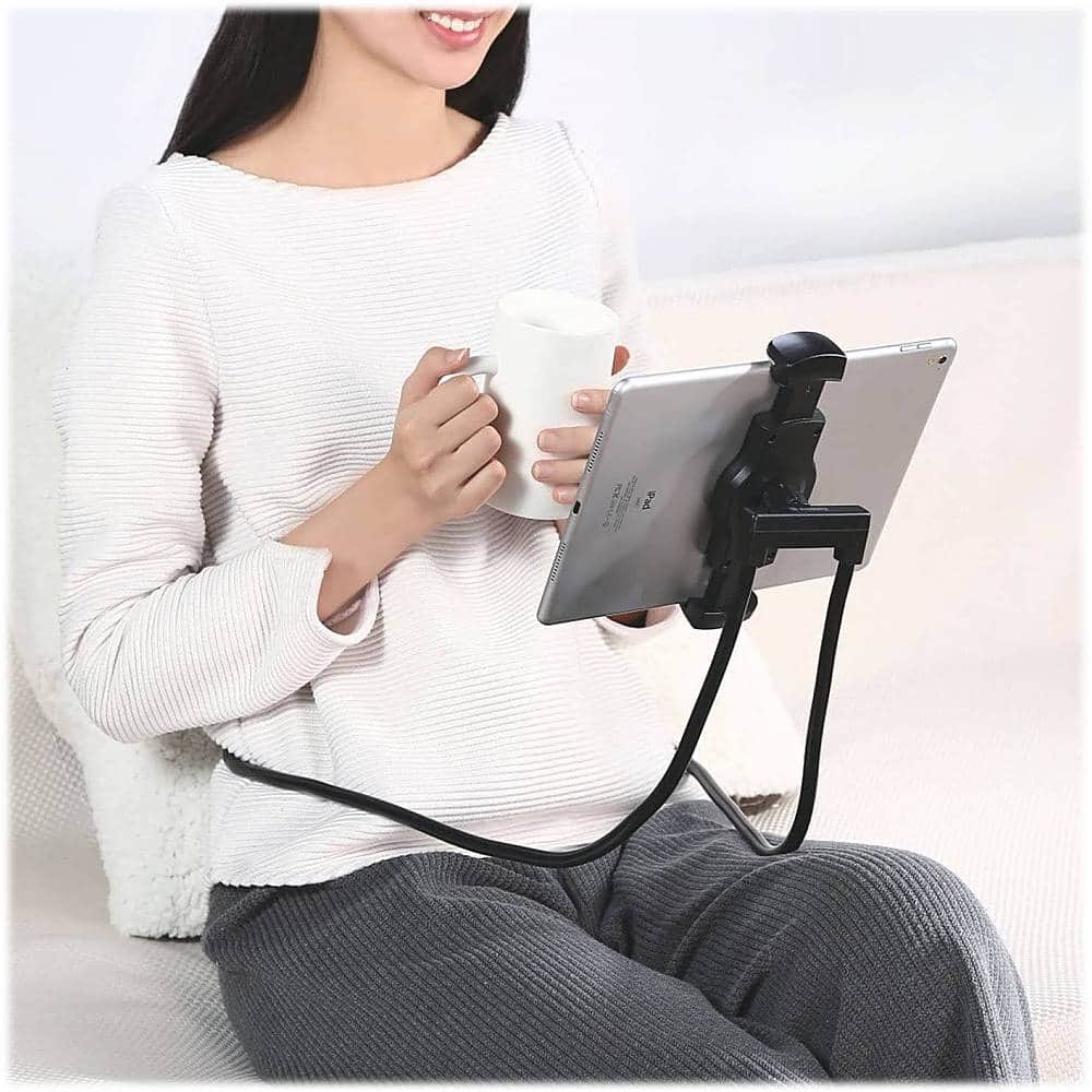 Alt View 17. SaharaCase - Gooseneck Flexible Holder for Most Cell Phones and Tablets - Black.