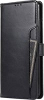 SaharaCase - Folio Wallet Case for Samsung Galaxy Note20 5G - Black - Front_Zoom