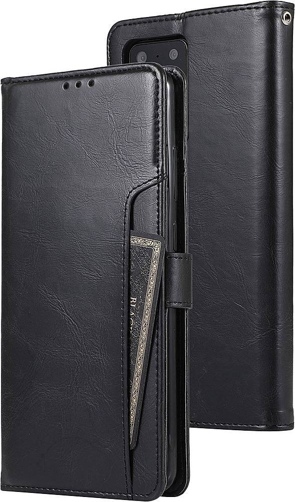 Alt View 11. SaharaCase - Folio Wallet Case for Samsung Galaxy Note20 5G - Black.
