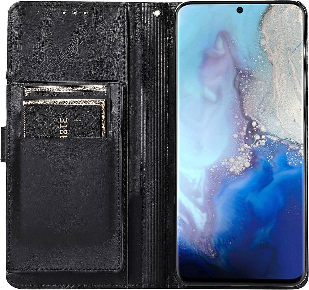 Alt View 12. SaharaCase - Folio Wallet Case for Samsung Galaxy Note20 5G - Black.