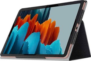 SaharaCase - Folio Case for Samsung Galaxy Tab S8 Plus and Tab S7 FE - Black - Left_Zoom