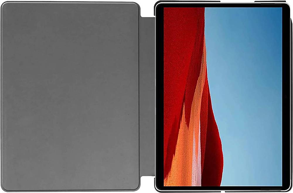 Alt View Zoom 13. SaharaCase - Folio Case for Microsoft Surface Pro X - Aqua.