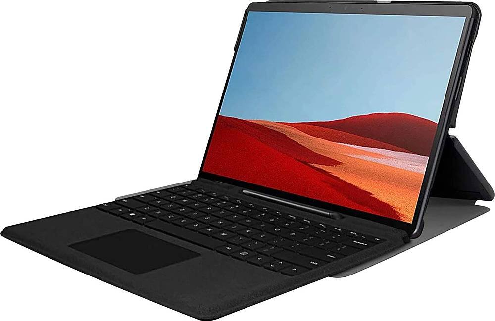 Alt View 15. SaharaCase - Folio Case for Microsoft Surface Pro X - Aqua.