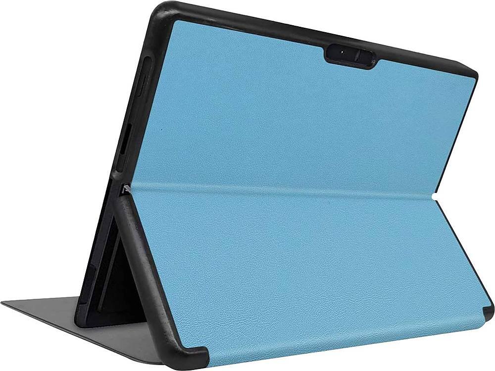 Alt View Zoom 16. SaharaCase - Folio Case for Microsoft Surface Pro X - Aqua.
