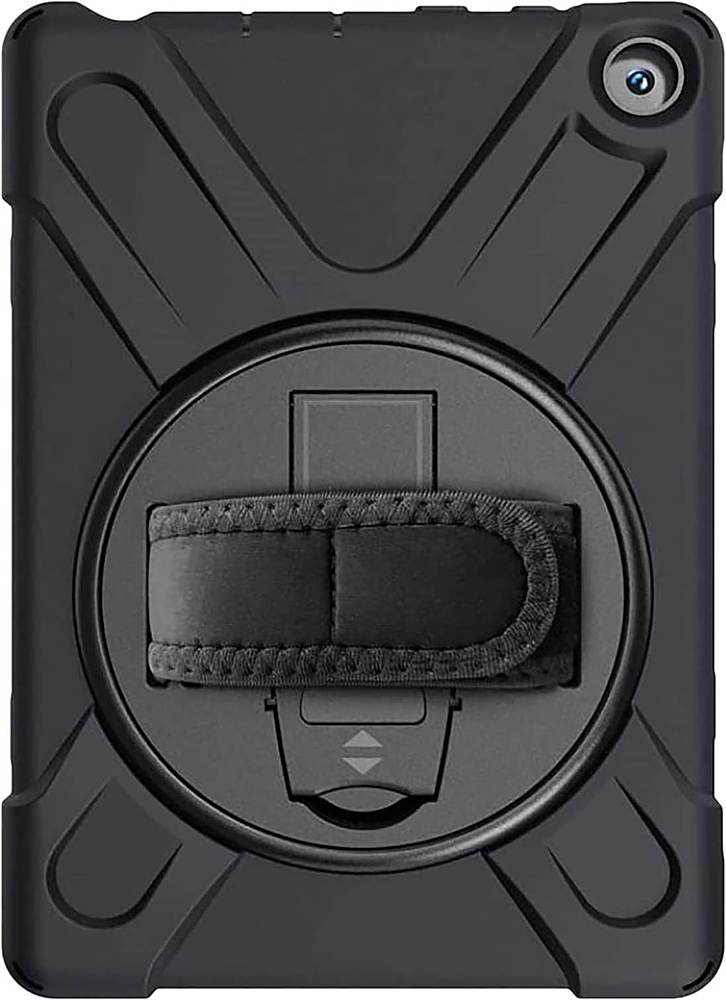 Front. SaharaCase - Protective Case for Amazon Kindle Fire HD 8 and HD 8 Plus (2022-2024) - Black.