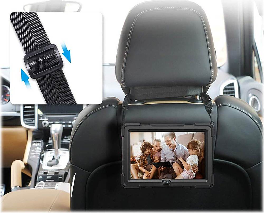 Alt View 16. SaharaCase - Protective Case for Amazon Kindle Fire HD 8 and HD 8 Plus (2022-2024) - Black.