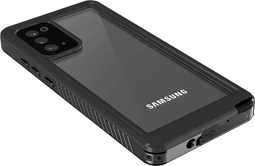 Alt View 15. SaharaCase - Water-Resistant Carrying Case for Samsung Galaxy Note20 5G - Black.