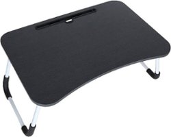 SaharaCase - Portable Table Stand for Most Laptops and Tablets - Black - Front_Zoom