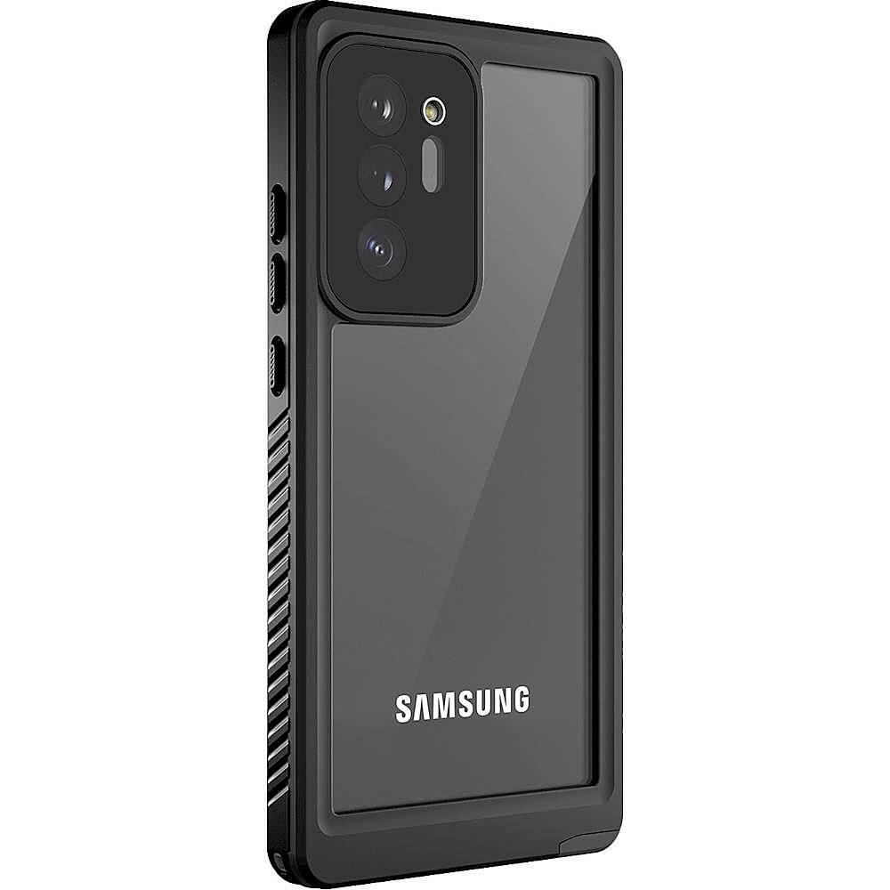 Angle. SaharaCase - Water-Resistant Carrying Case for Samsung Galaxy Note20 Ultra 5G - Black.