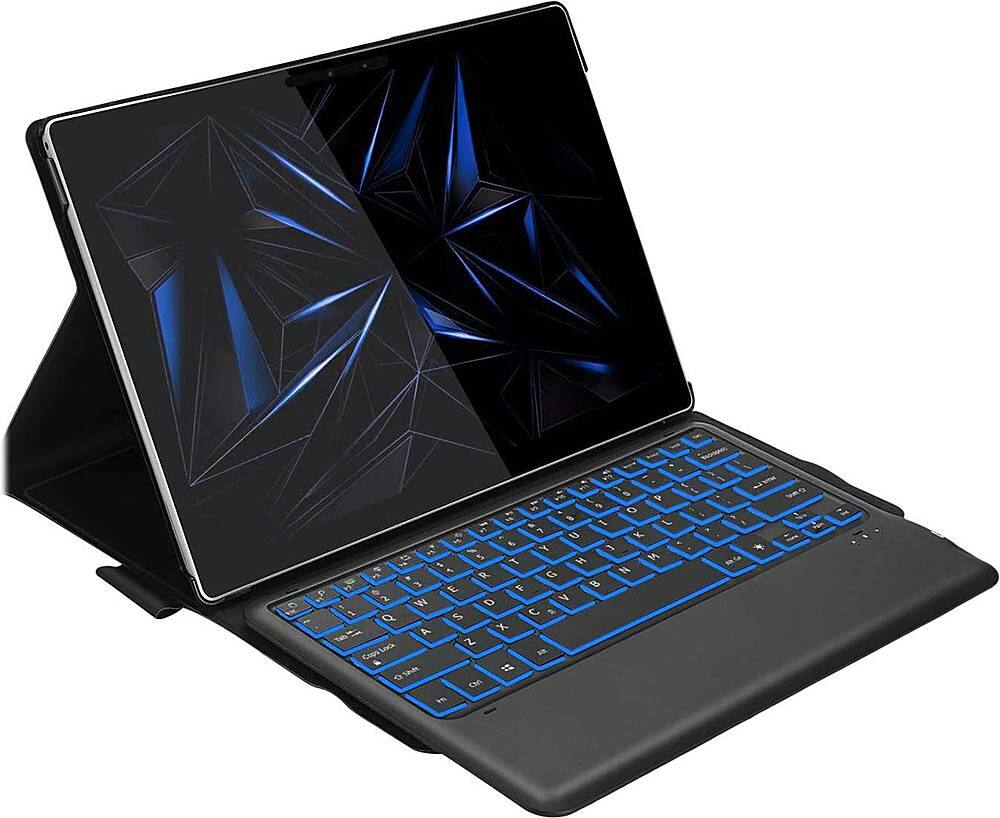 Alt View 11. SaharaCase - Keyboard Folio Case for Microsoft Surface Pro 7 and Surface Pro 7+ - Black.