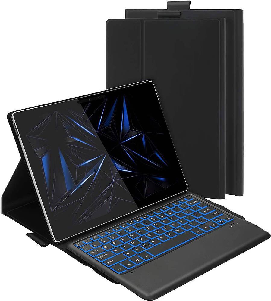 Alt View 12. SaharaCase - Keyboard Folio Case for Microsoft Surface Pro 7 and Surface Pro 7+ - Black.