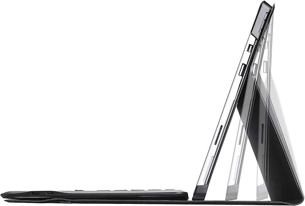 Alt View Zoom 13. SaharaCase - Keyboard Folio Case for Microsoft Surface Pro 7 and Surface Pro 7+ - Black.