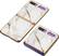 Alt View 11. SaharaCase - Luxury Carrying Case for Samsung Galaxy Z Flip and Z Flip 5G - White/Gold.