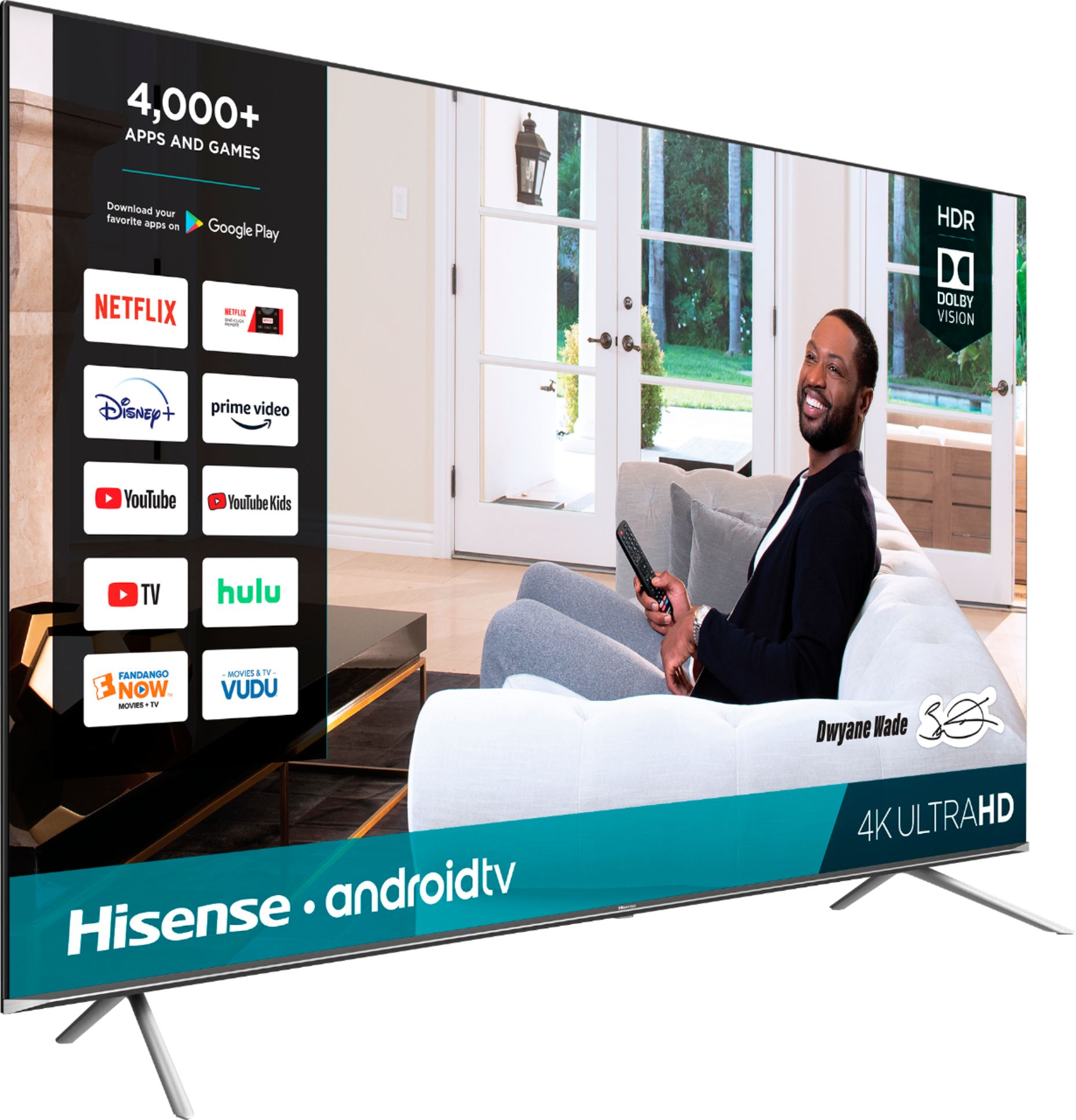 Angle View: Hisense - 85" Class H6510G Series LED 4K UHD Smart Android TV
