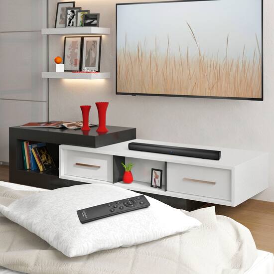 Angle. Insignia™ - 2.0-Channel Soundbar - Black.
