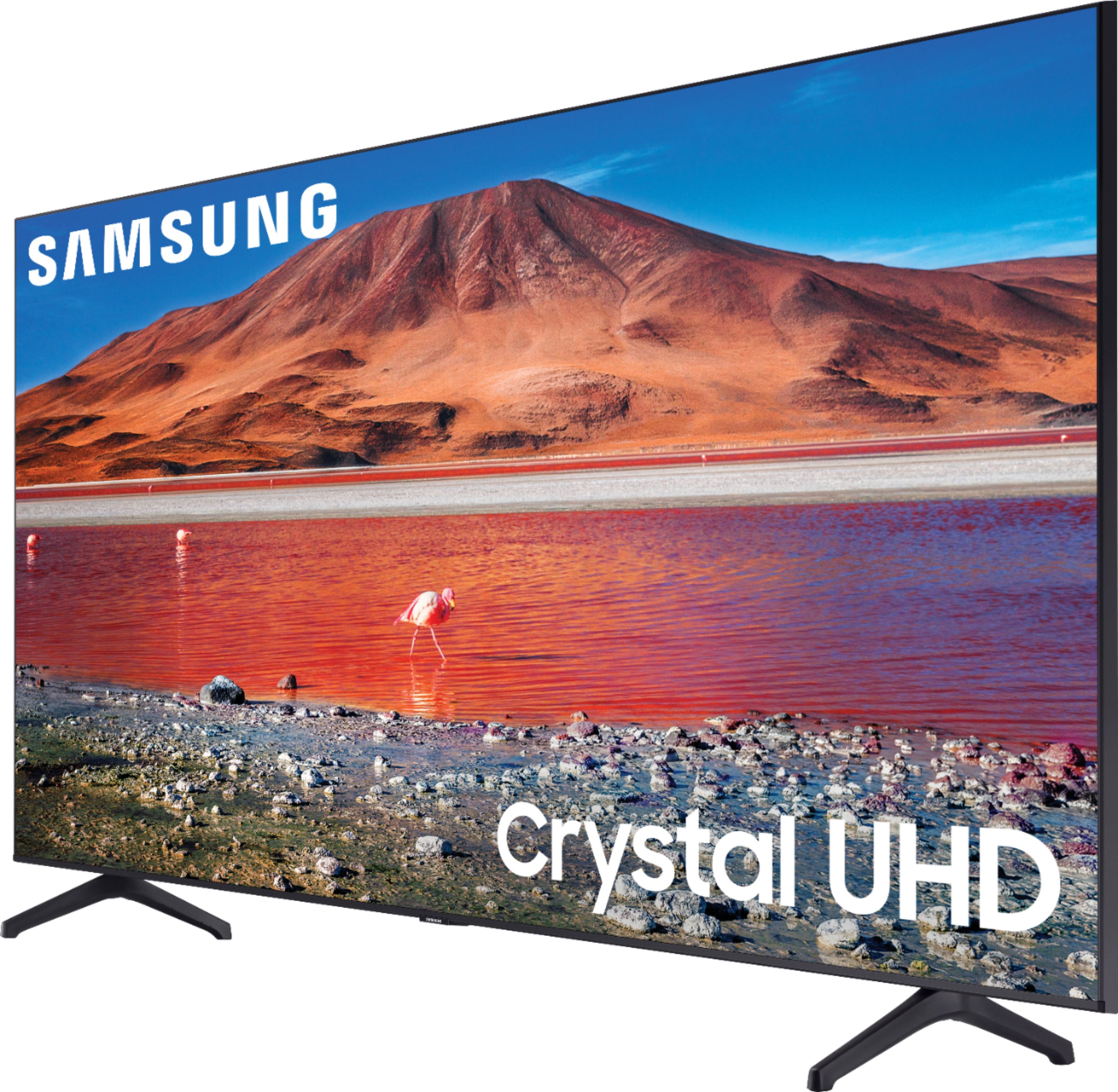 Left View: Samsung - 50" Class  Q60A Series QLED 4K UHD Smart Tizen TV
