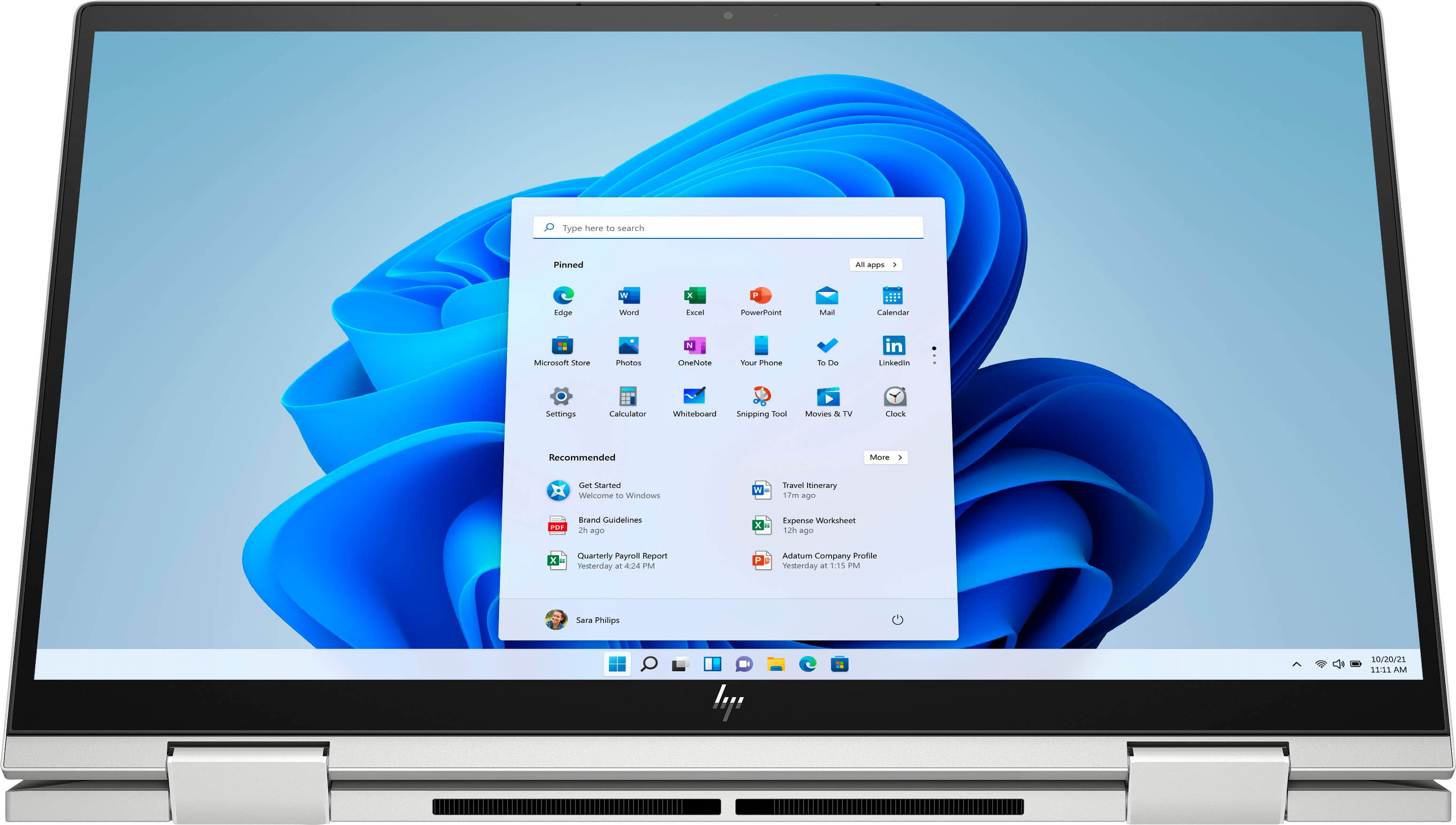 Alt View Zoom 7. HP - ENVY x360 2-in-1 15.6" Touch-Screen Laptop - Intel Core i5 - 8GB Memory - 256GB SSD - Natural Silver.