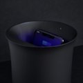 Alt View Zoom 11. LEXON - Oblio 10W Qi Certified Wireless Charger with Built In UV-Sanitizer for Smartphones - Black.