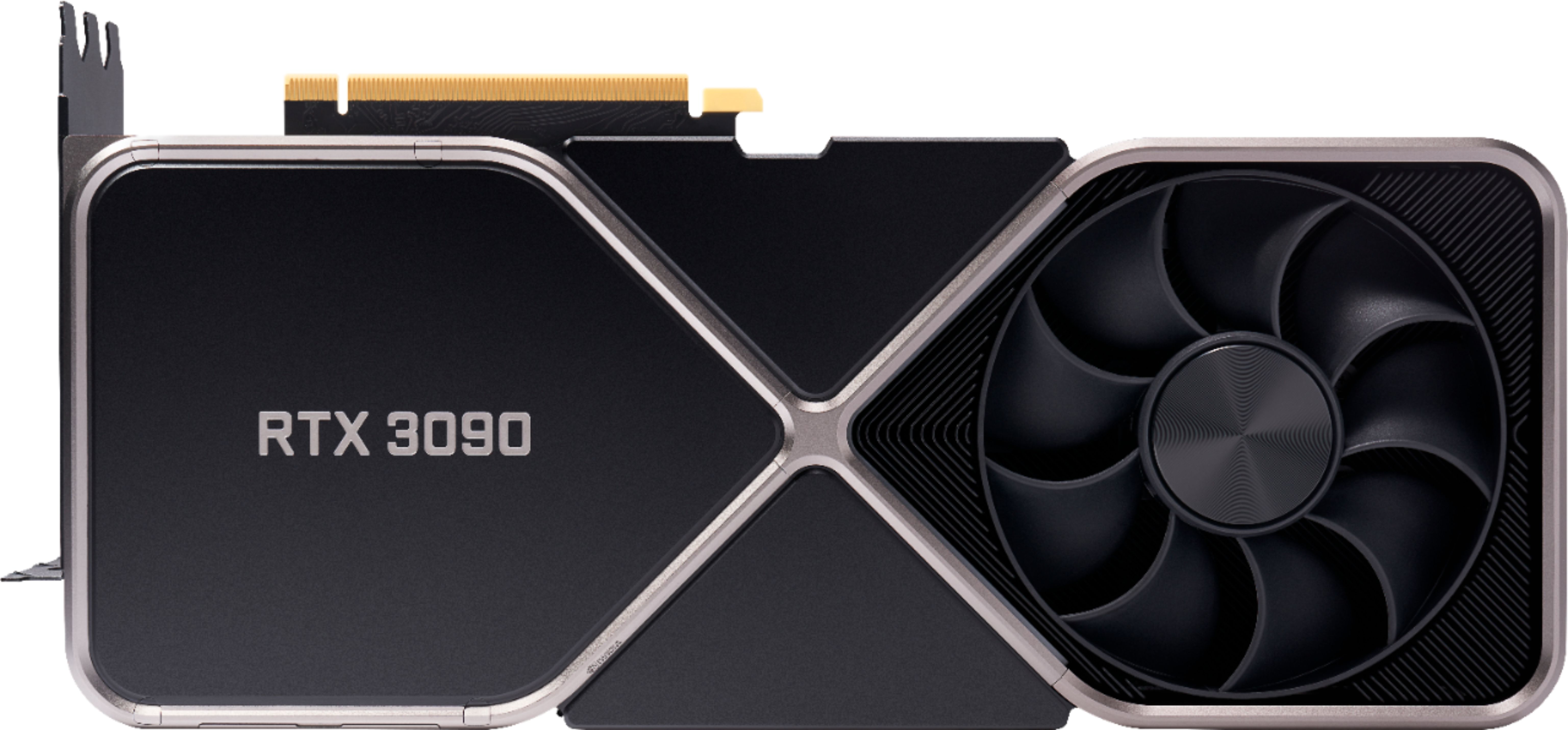 Nvidia Geforce Rtx 3090 24gb Gddr6x Pci Express 4 0 Graphics Card Titanium And Black 9001g Best Buy