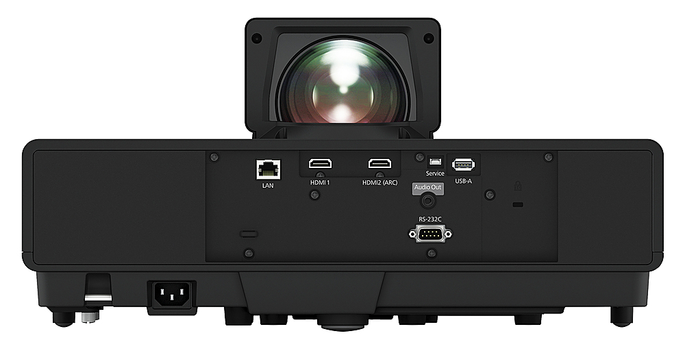 Epson - EpiqVision™ Ultra LS500  4K via Upscaling PRO-UHD Short Throw Laser Projector, 4000 lumens, HDR, Android TV, Sports - Black