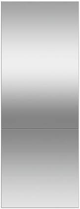 Fisher & Paykel - 30 In. Door Panel for Left Hinge Bottom Mount Refrigerator - Stainless Steel