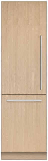 Fisher & Paykel – 24in. 12.1 cu.ft. Bottom-Freezer Built-In Column Refrigerator with Stainless Interior and Internal Ice and Water – Panel Ready