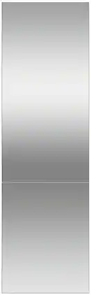 Fisher & Paykel - 24 In. Door Panel for Right Hinge Bottom Mount Refrigerator - Stainless Steel