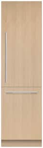 Fisher & Paykel - 24in. 12.1 cu.ft. Bottom-Freezer Built-In Column Refrigerator with Stainless Interior and Internal Ice and Water - Panel Ready - Front_Standard