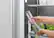 Alt View 4. Fisher & Paykel - 24in. 12.1 cu.ft. Bottom-Freezer Built-In Column Refrigerator with Stainless Interior and Internal Ice and Water - Custom Panel Ready.