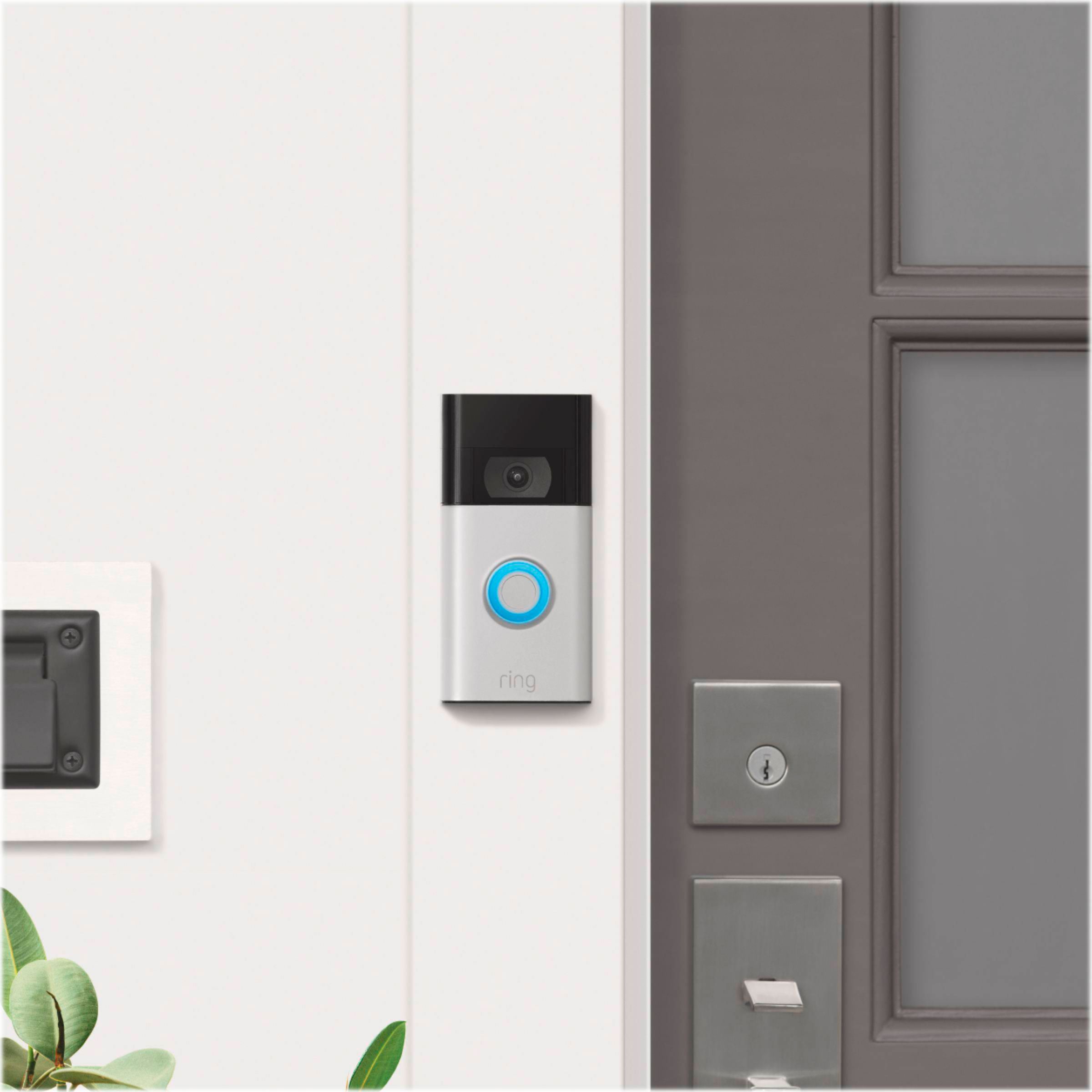 Best Buy: Ring Smart Wi-Fi Video Doorbell Battery Operated with 