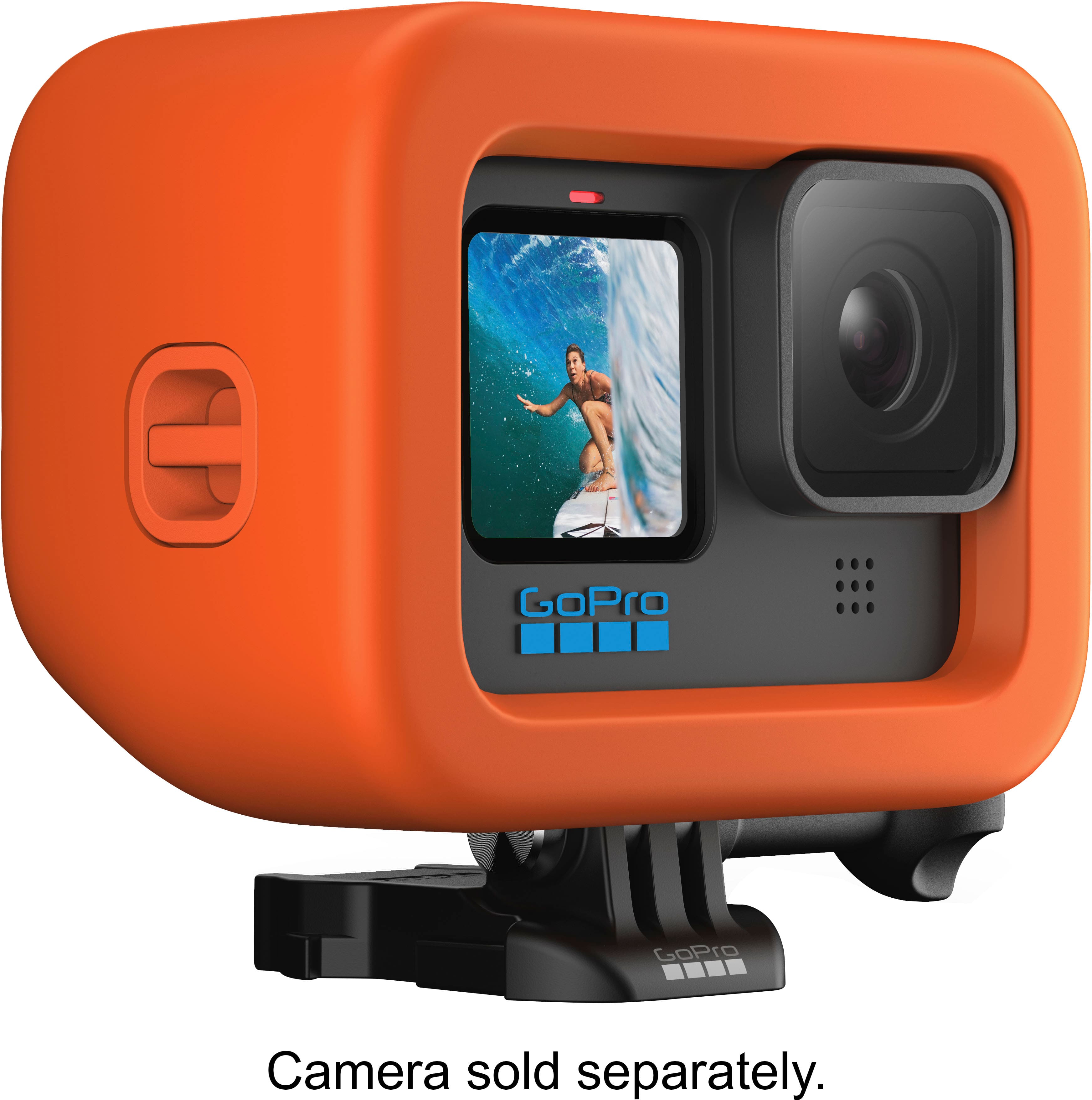 Alt View 13. GoPro - Floaty (HERO12 Black/HERO11 Black/HERO10 Black/HERO9 Black) - Orange.