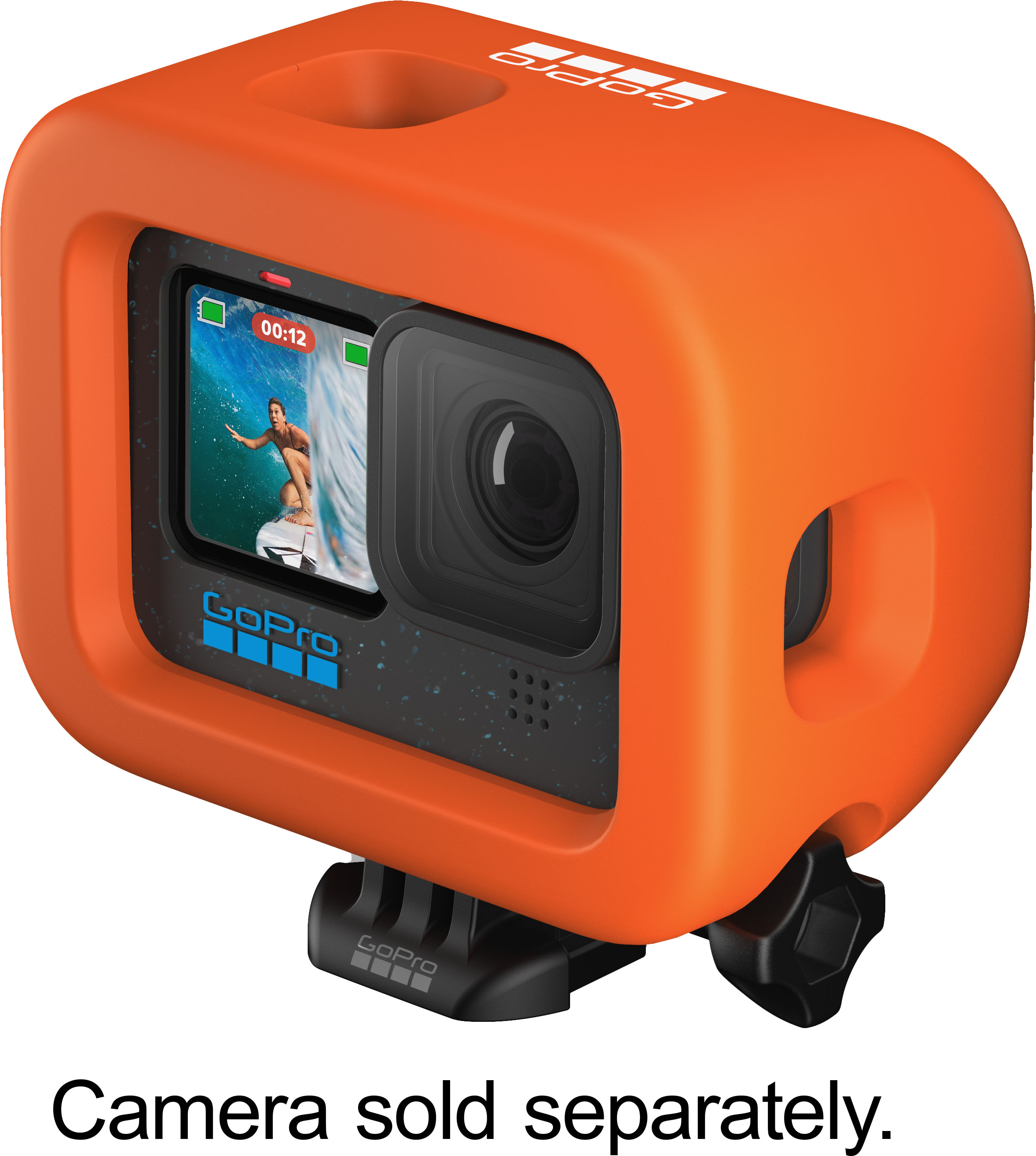 Floaty For Gopro Hero 4 Hero 3 Orange Floating Case For Gopro 3 4 Floater Accessory Use For Swimming Diving And Water Sports Cameras Housings Underwater Photography