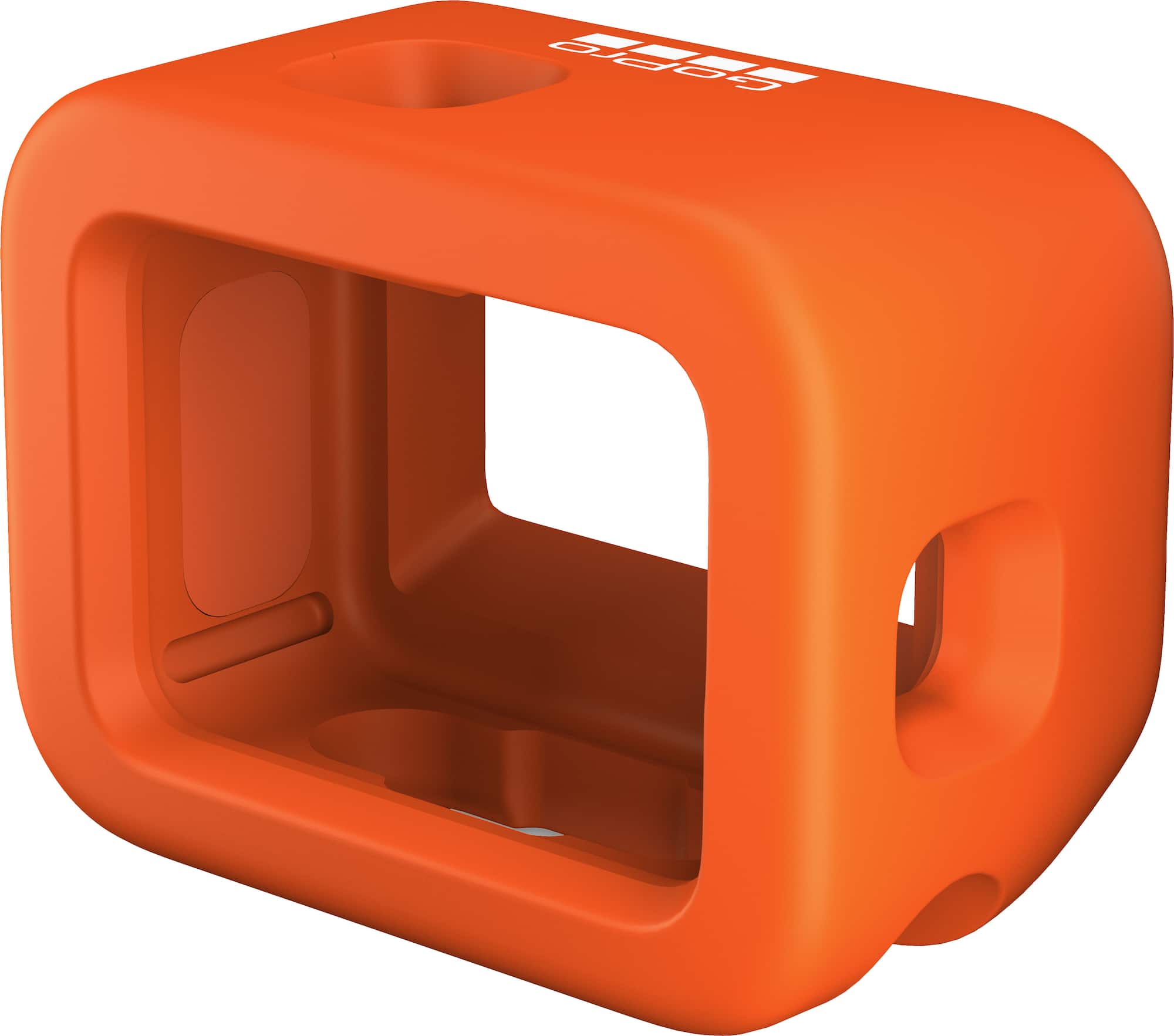 Aumente o Zoom em Ângulo. GoPro - Floaty (HERO12 Preto/HERO11 Preto/HERO10 Preto/HERO9 Preto) - Laranja.