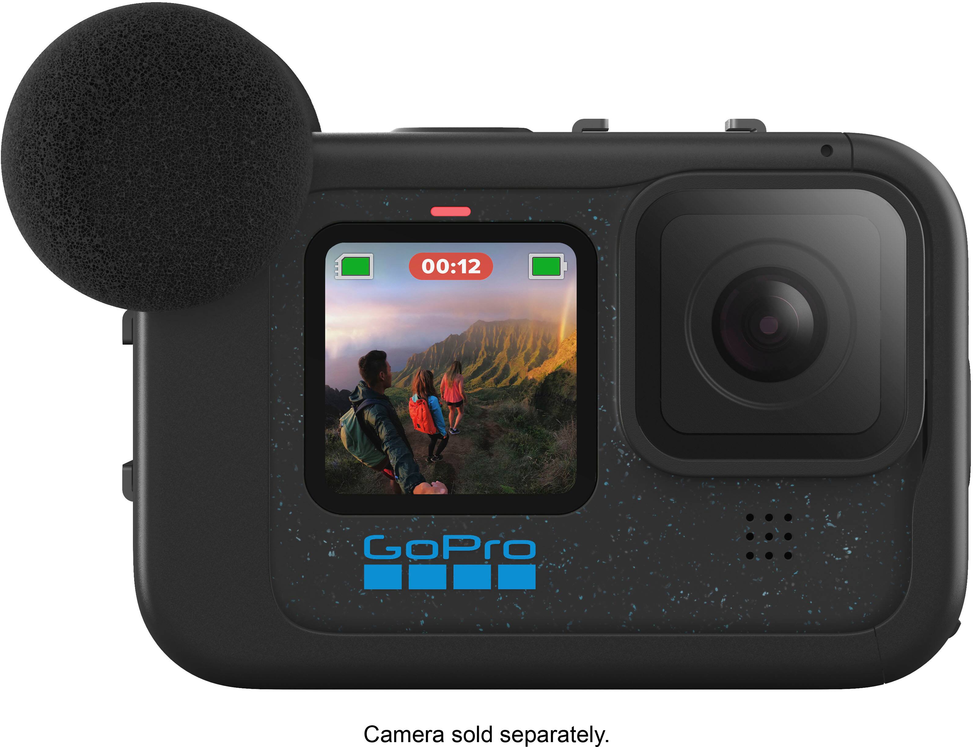 Alt View 11. GoPro - Media Mod (HERO12 Black/HERO11 Black/HERO10 Black/HERO9 Black) - Black.