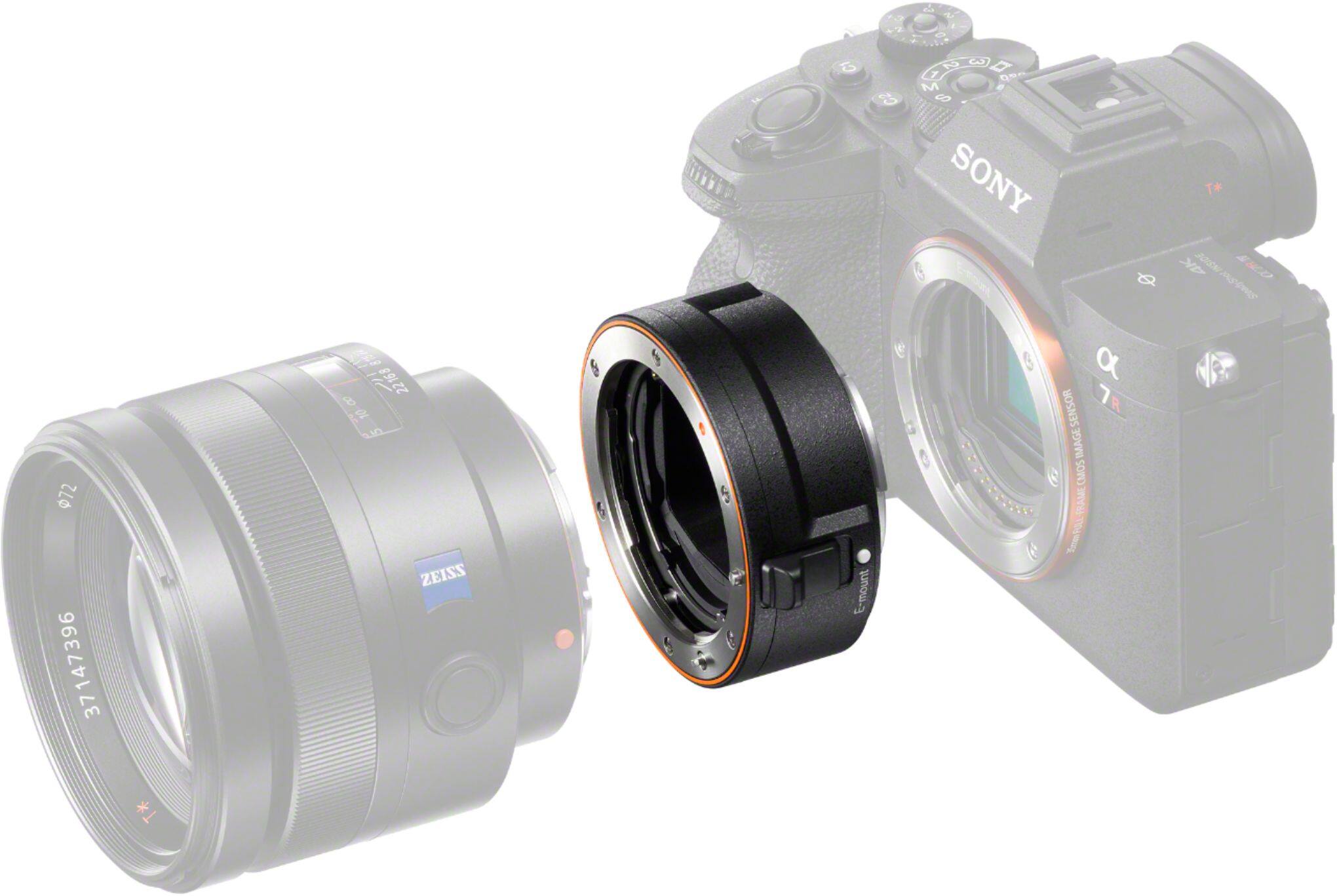 Alt View 11. Sony - Alpha LA-EA5 Lens Adaptor - Black.
