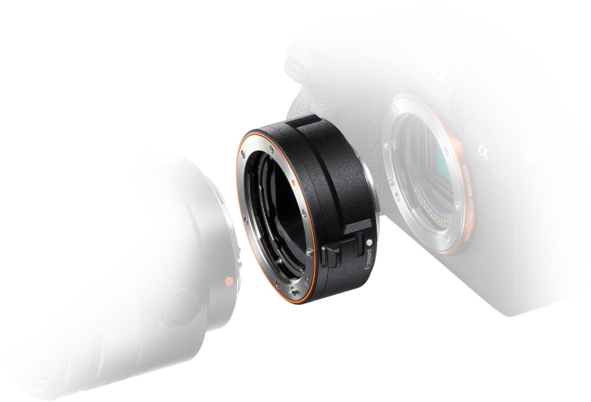 Alt View 12. Sony - Alpha LA-EA5 Lens Adaptor - Black.
